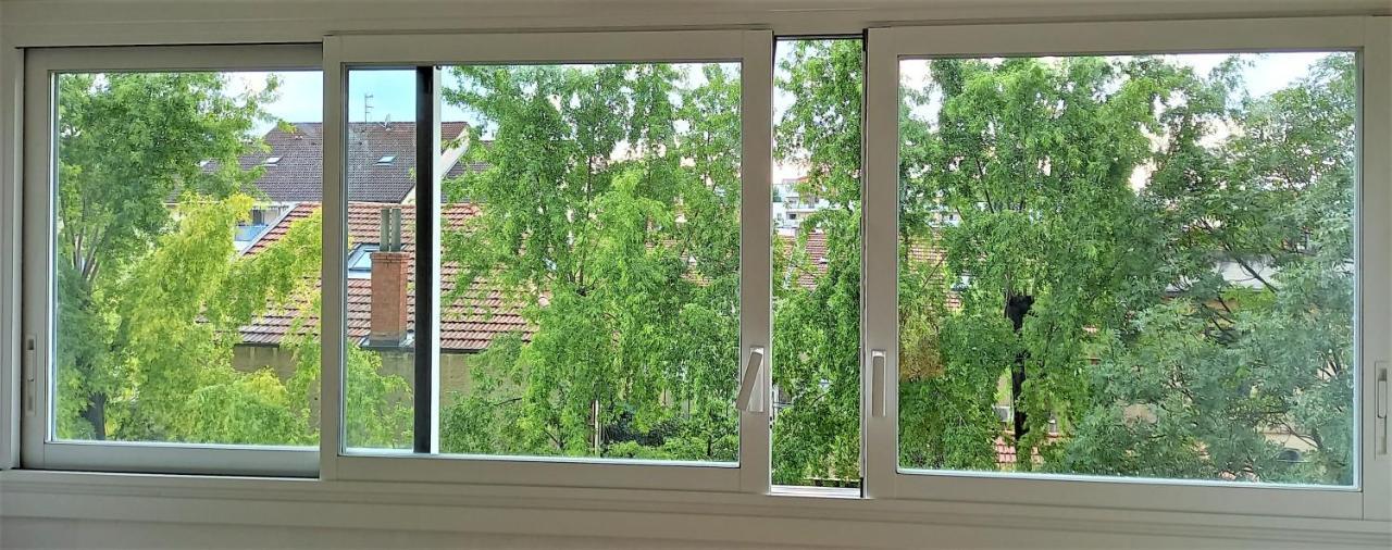 Magnifique Cocon - Metro A Republique - 2 Belles Chambres Avec Dressings - Wifi Gratuit - Netflix - Au Calme Absolu - Lumineux - Jardin Arbore Partage Dans La Residence ビユールバンヌ エクステリア 写真